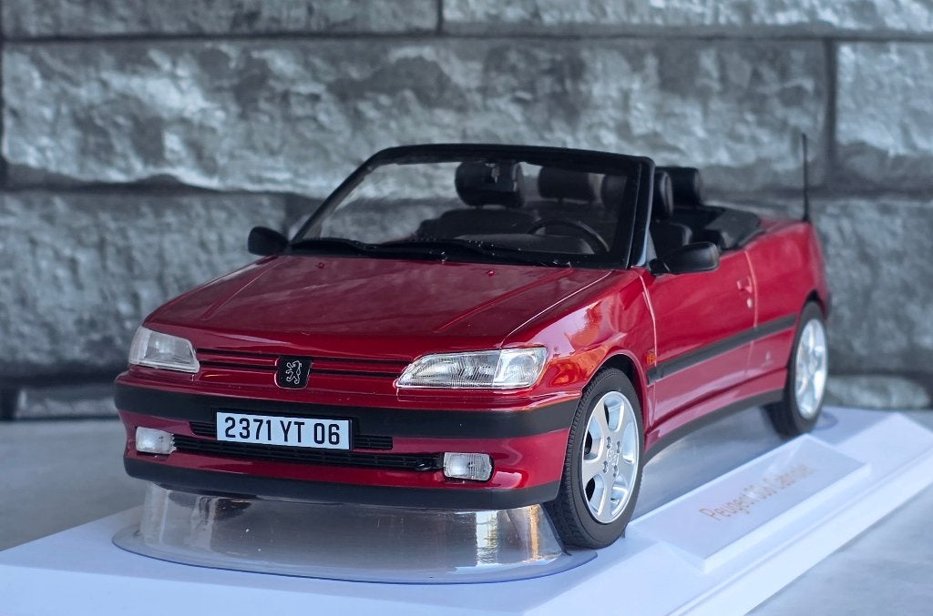 Peugeot 306 Cabriolet 1994 Rouge Lucifer 1/18ème, Neuf, Enlèvement ou Envoi, Voiture, Norev