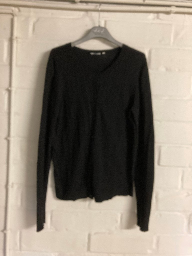 Zwarte cardigan met knopen, We, Medium, Maat 38/40 (M), WE, Zwart, Ophalen of Verzenden