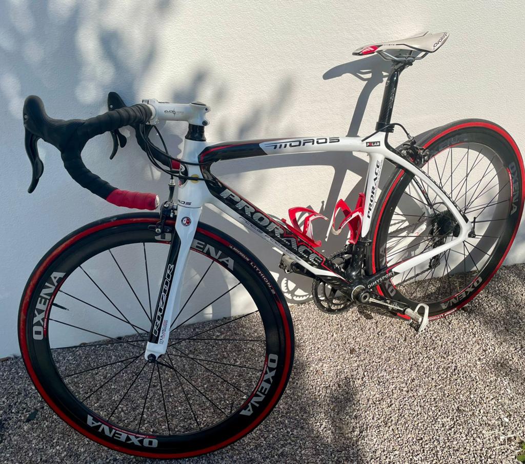Prorace Moros –carbon racefiets met Campagnolo Centaur, Enlèvement, Comme neuf, Carbone