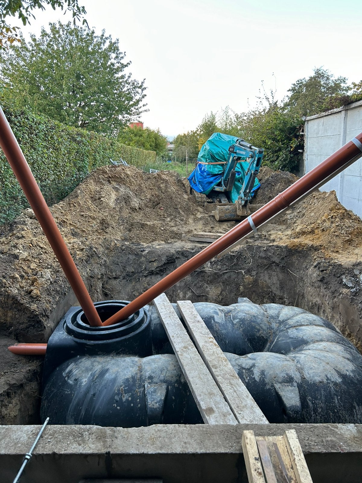 Aarde te geef van graven regenput, Tuin en Terras, Ophalen