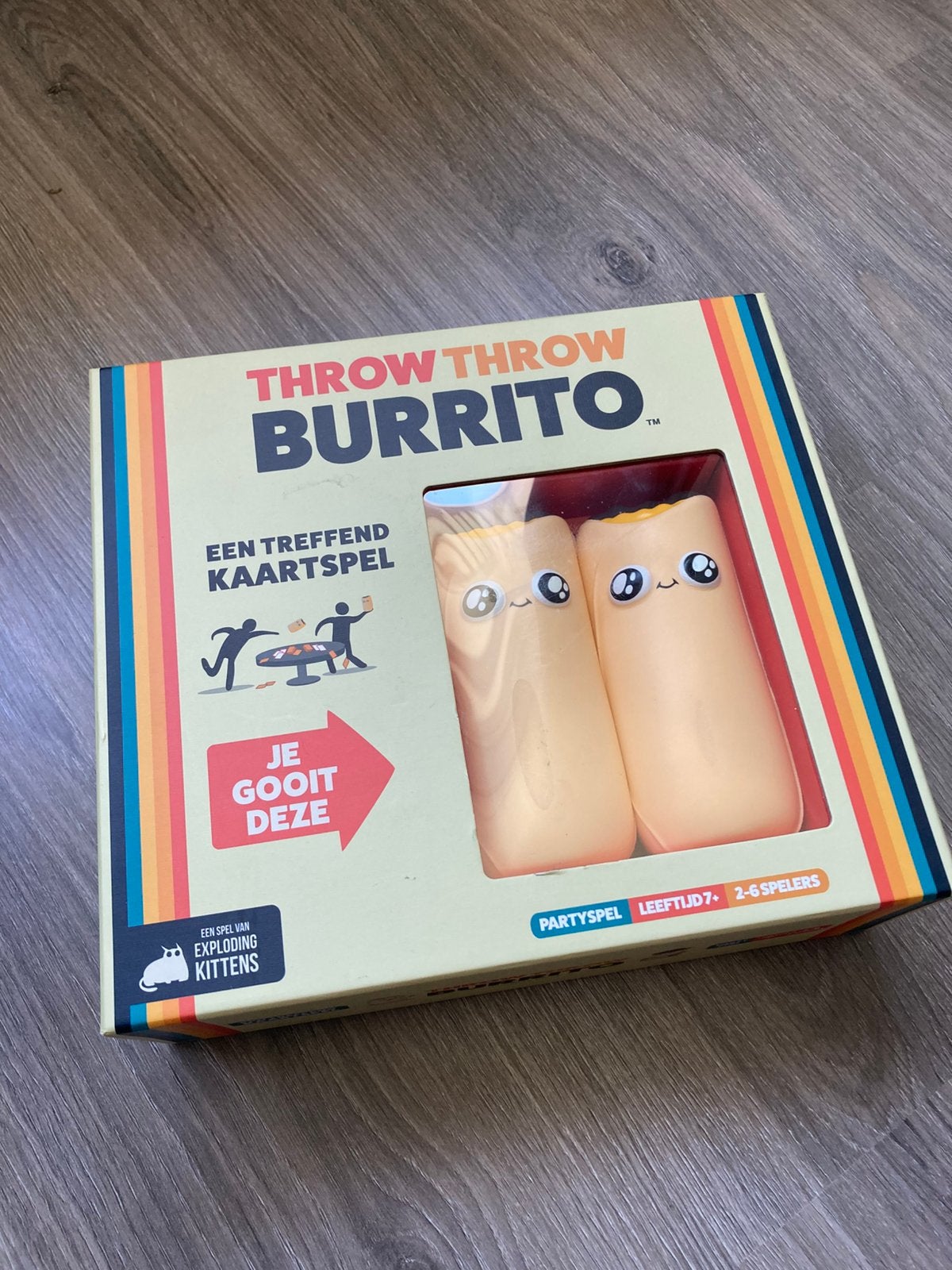 Throw throw burrito, Hobby en Vrije tijd, Gezelschapsspellen | Overige, Ophalen, Zo goed als nieuw