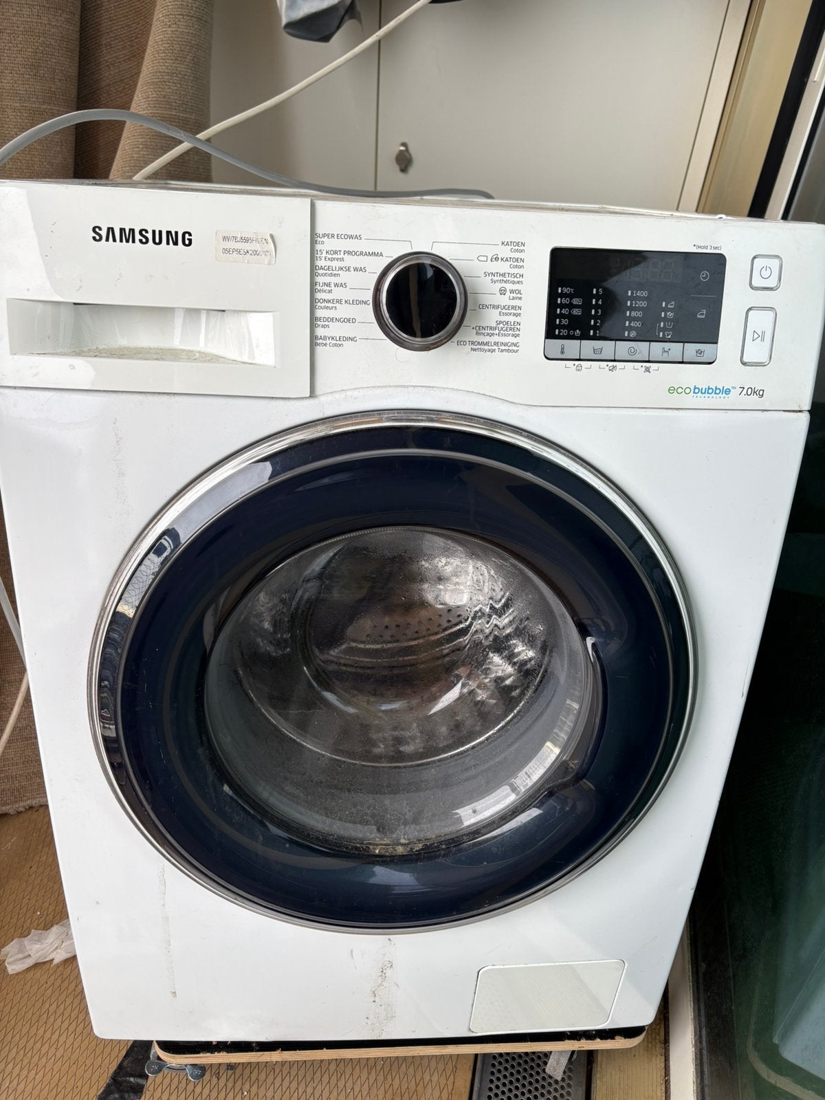 Samsung eco bubble 7 kilo, Ophalen of Verzenden, Zo goed als nieuw