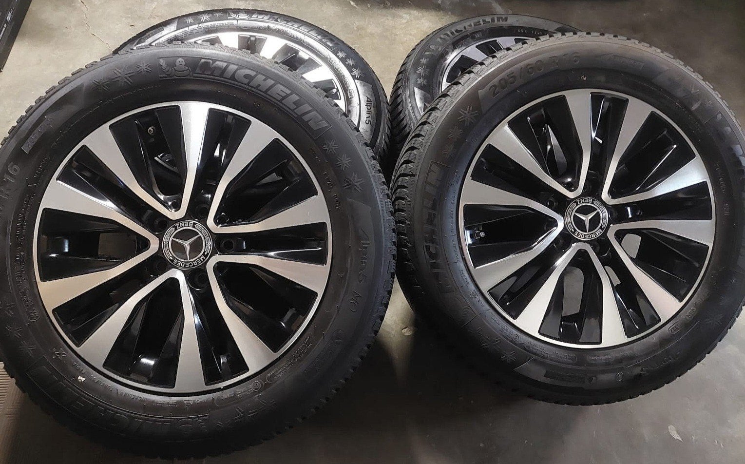 ORİGİNAL MERCEDES A CLASSE W177 JANTES AVEC PNEUS HİVER, Enlèvement, Pneus hiver, Pneu(s)