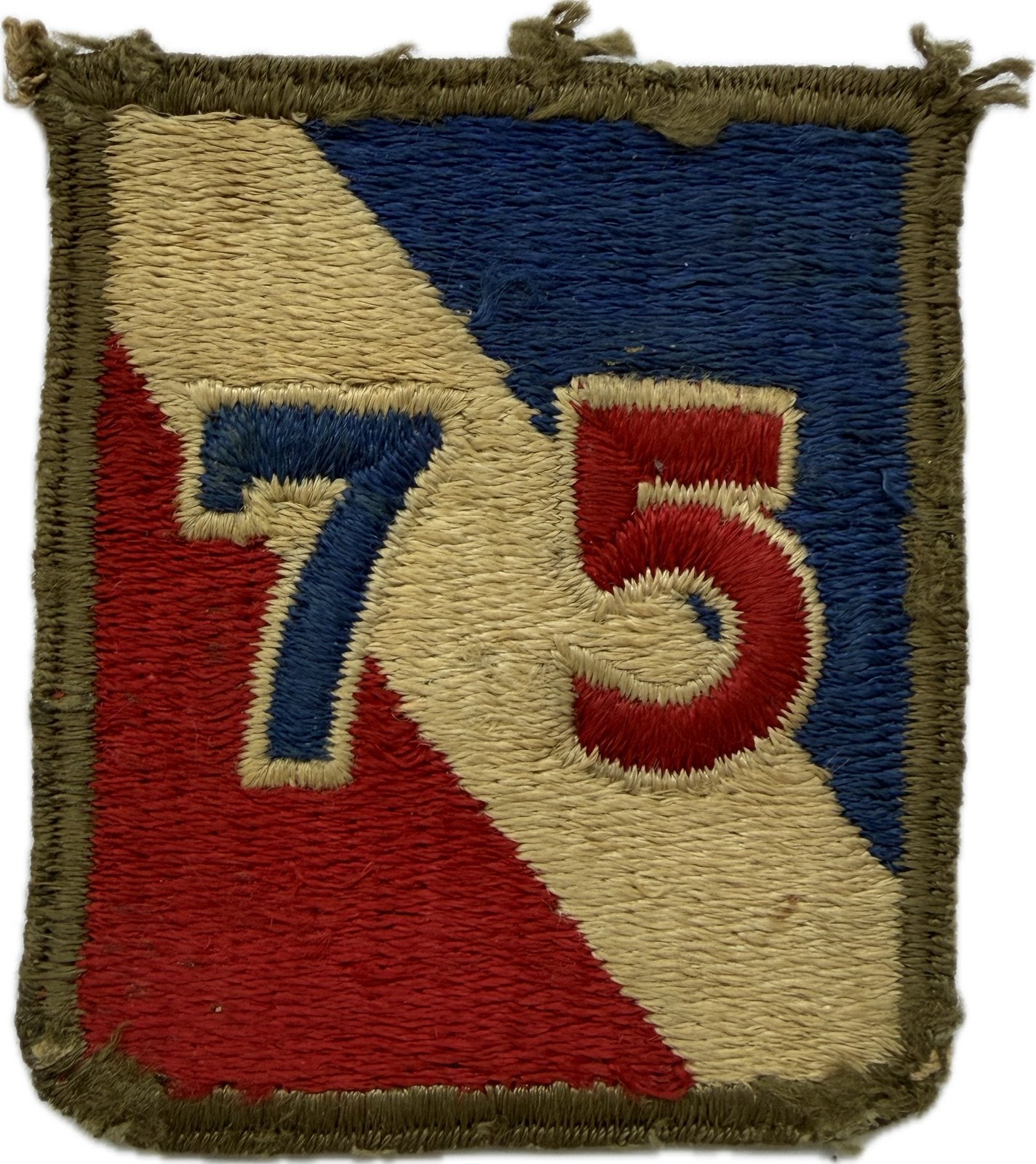 Patch US ww2 75th Infantry Division (2), Collections, Objets militaires | Seconde Guerre mondiale, Envoi