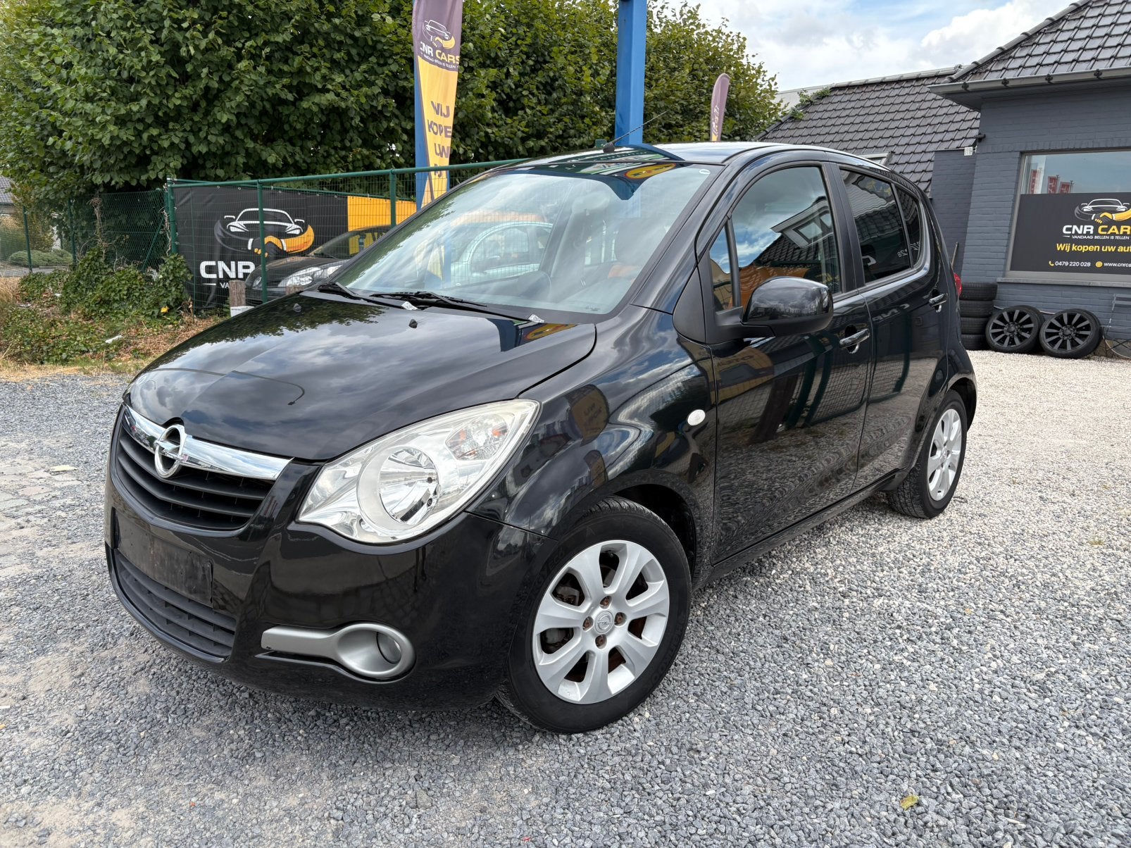 Opel Agila 1.0 Benzine – 2009 – 129.000 km, Autos, Capteur de stationnement, Achat, Entreprise, 5 portes