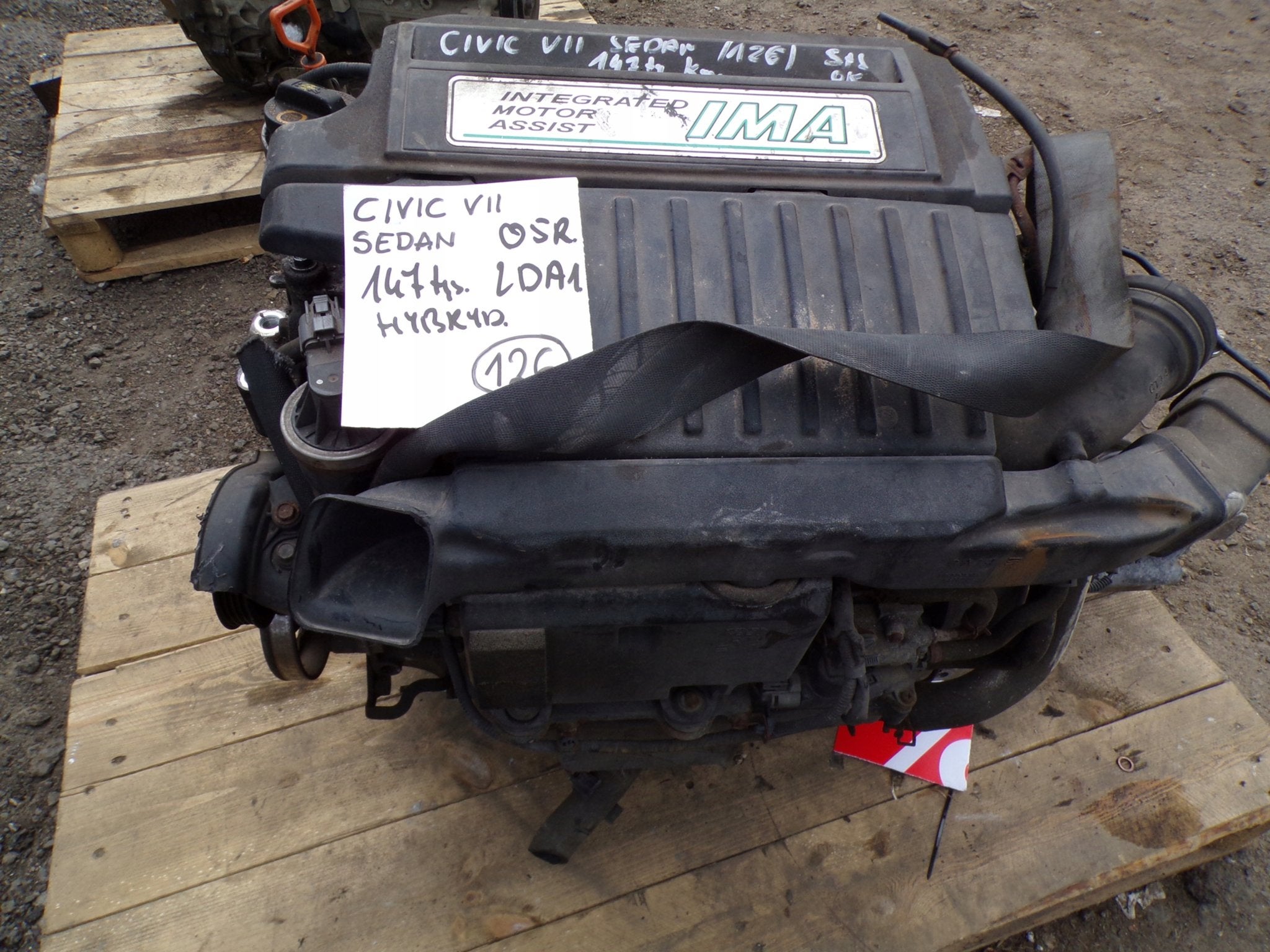 Moteur LDA1 Nu CIVIC HONDA, Envoi, Utilisé, Daihatsu