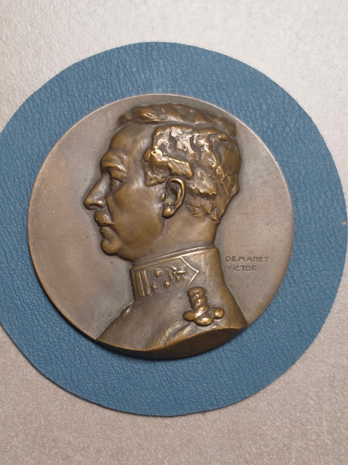 Médaille du roi Albert I (Victor Demanet) 7 cm, Enlèvement ou Envoi