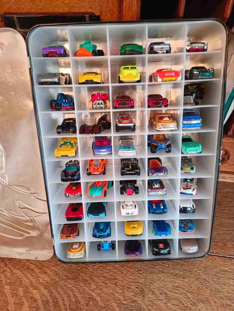 Hot Wheels Carry Case 50 plaatsen met auto's!, Ophalen of Verzenden, Auto
