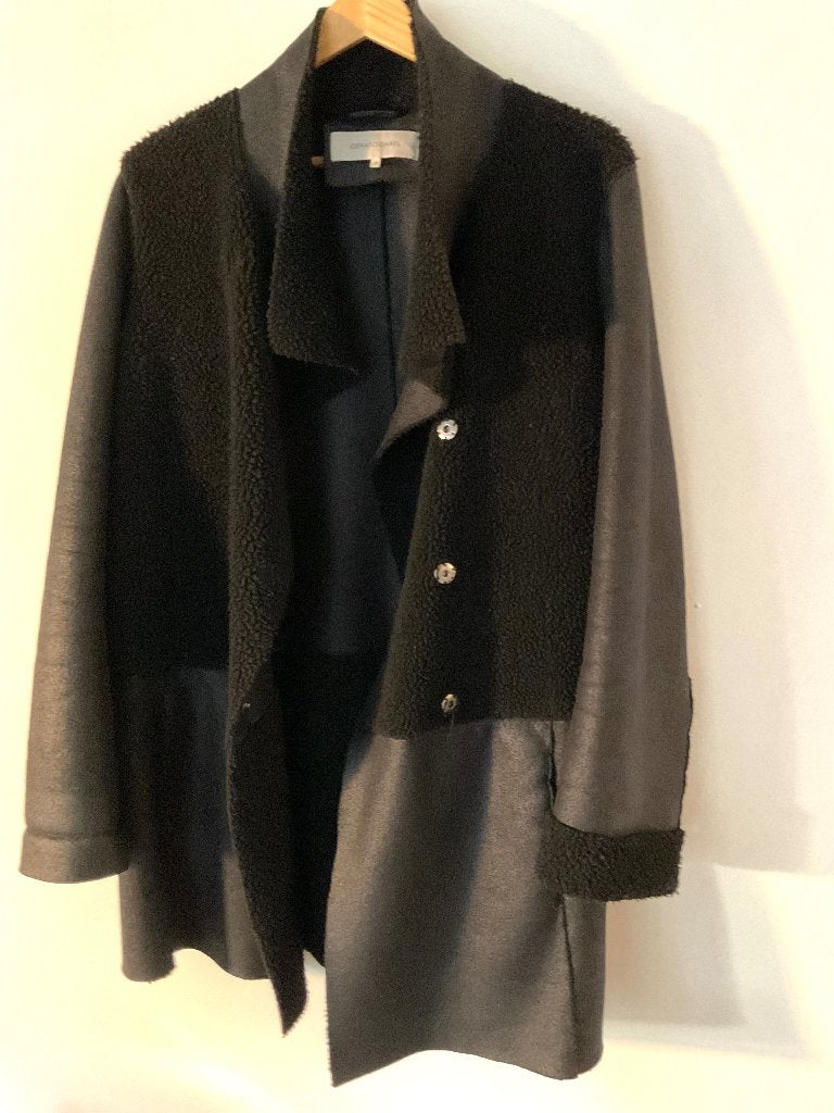 GERARD DAREL, super mooie jas, zwart, tof model,38, Kleding | Dames, Gerard Darel, Ophalen of Verzenden, Maat 38/40 (M), Zwart