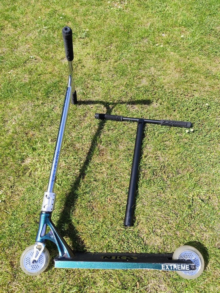 stuntstep + extra stuur, Fietsen en Brommers, Steps, Ophalen, Gebruikt, Gewone step, NKD