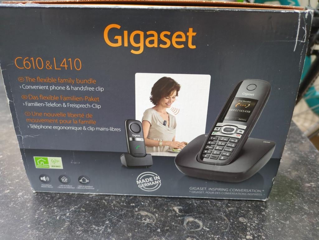 téléphone Dect Gigaset C610 + L410, Enlèvement ou Envoi