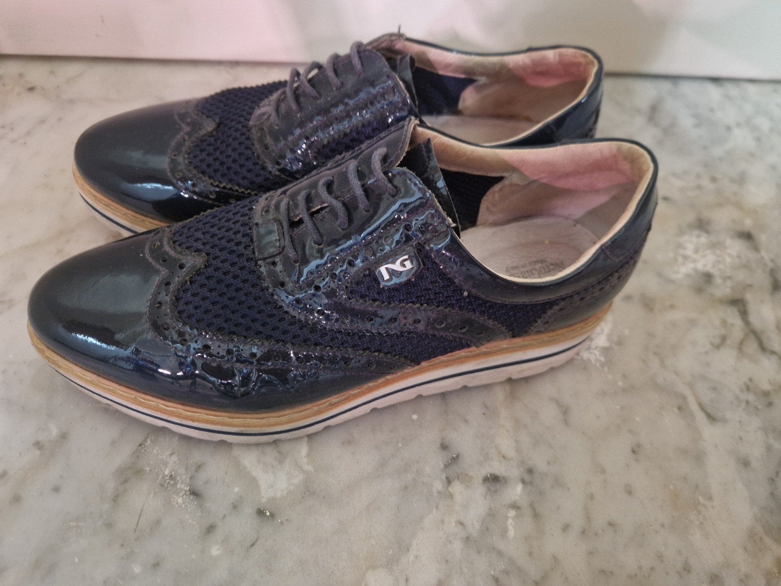 schoenen vrouw maat 37 Nero Giardini, Ophalen, Blauw, Zo goed als nieuw, Nero giardini