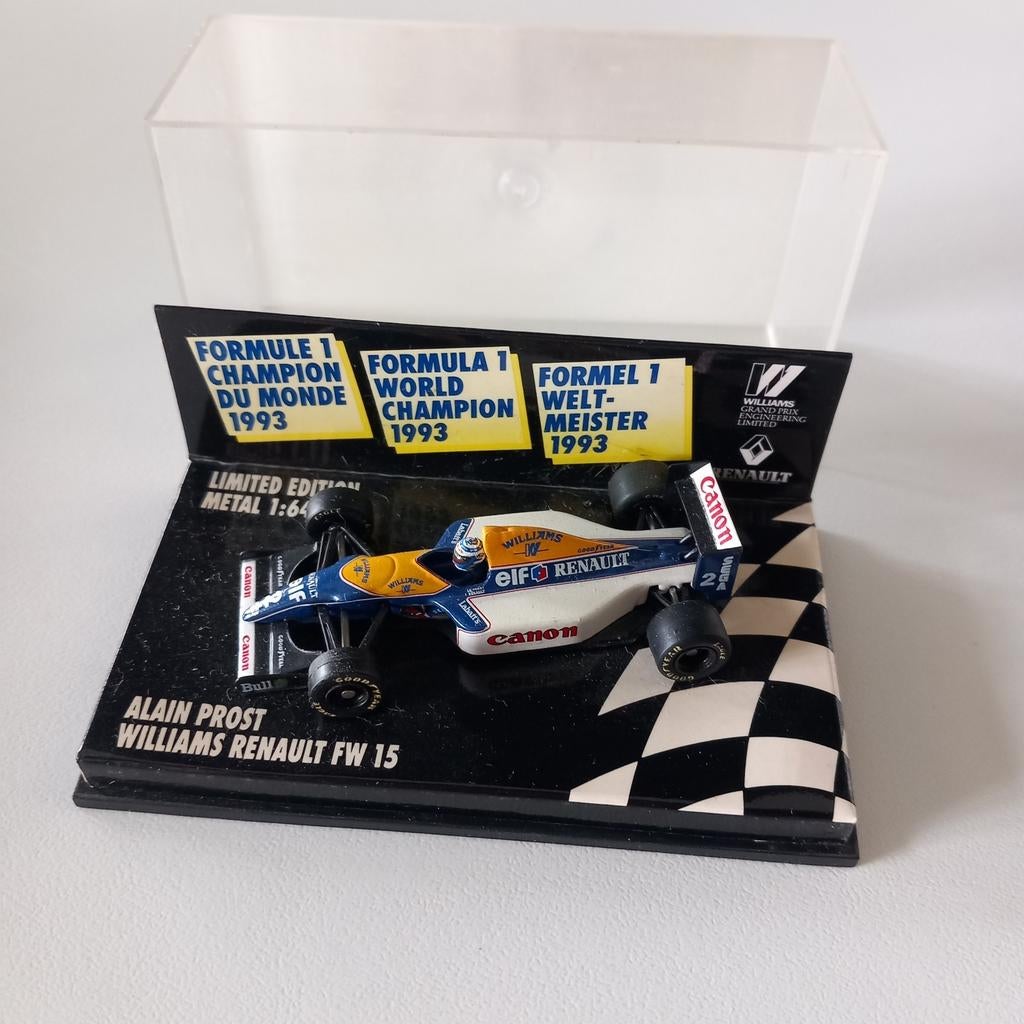 Alain Prost Williams Renault FW15 édition limitée, Enlèvement ou Envoi