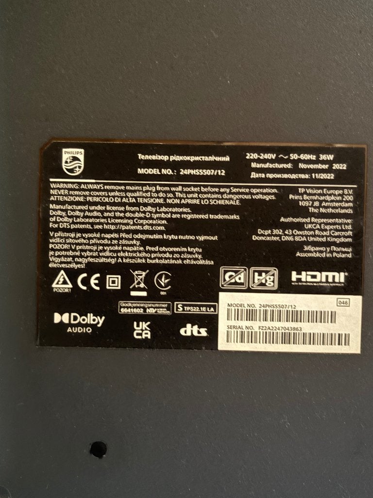 Philips 24-inch LED-tv - uitstekende staat - 85€, Ophalen, Philips, LED, 50 Hz