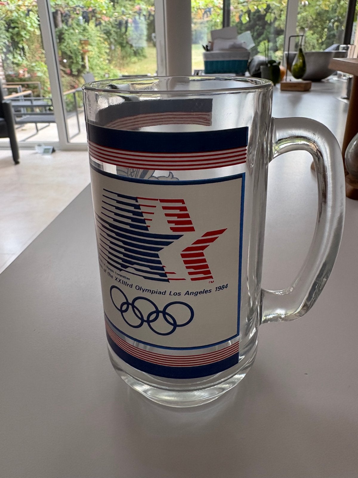 Chope à bière des Jeux olympiques de Los Angeles 1984, Enlèvement, Comme neuf