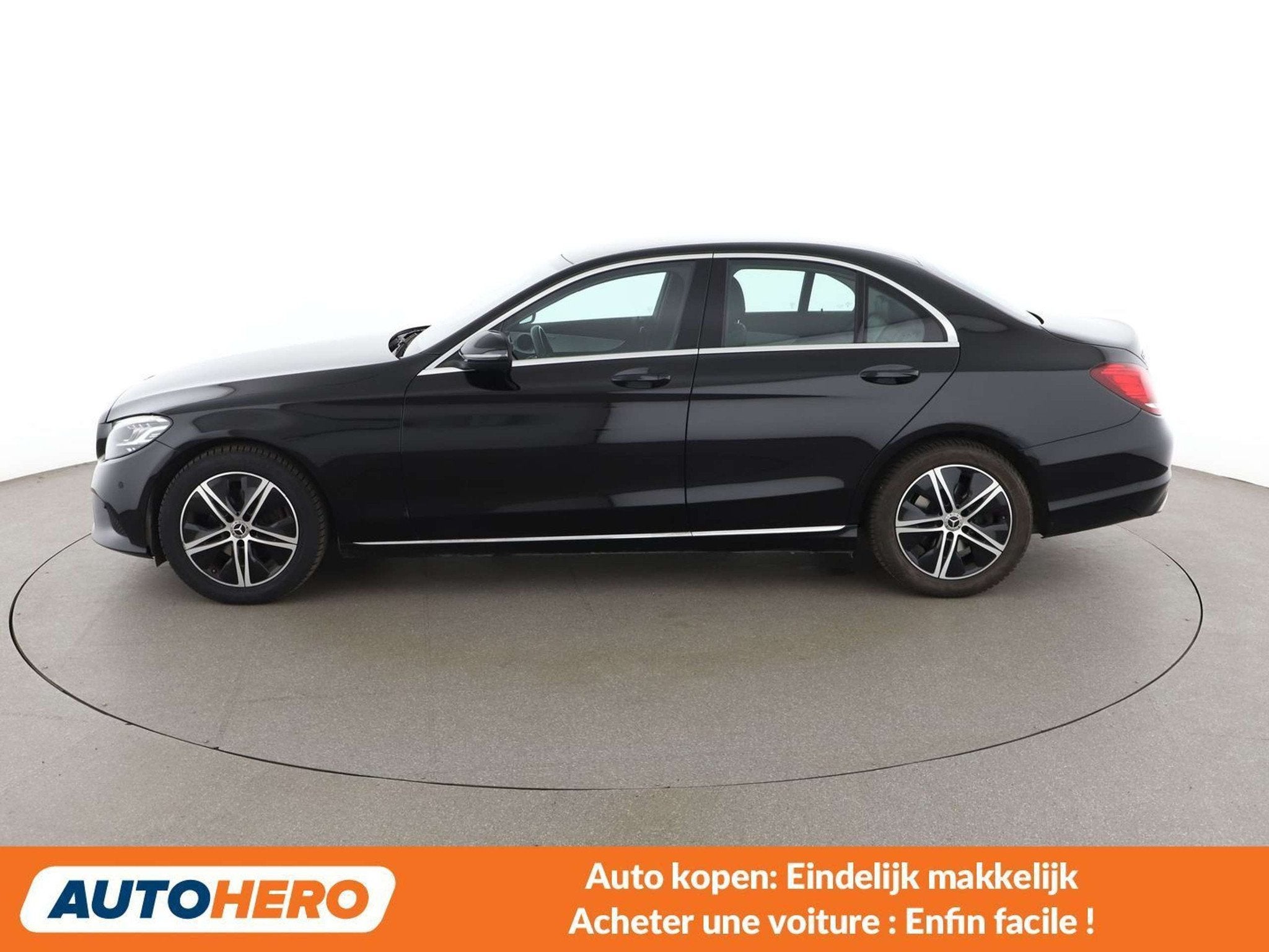 Mercedes-Benz C-Klasse 180 C 180 d Avantgarde (bj 2020), Auto's, Mercedes-Benz, 4 deurs, Gebruikt, Zwart, Leder