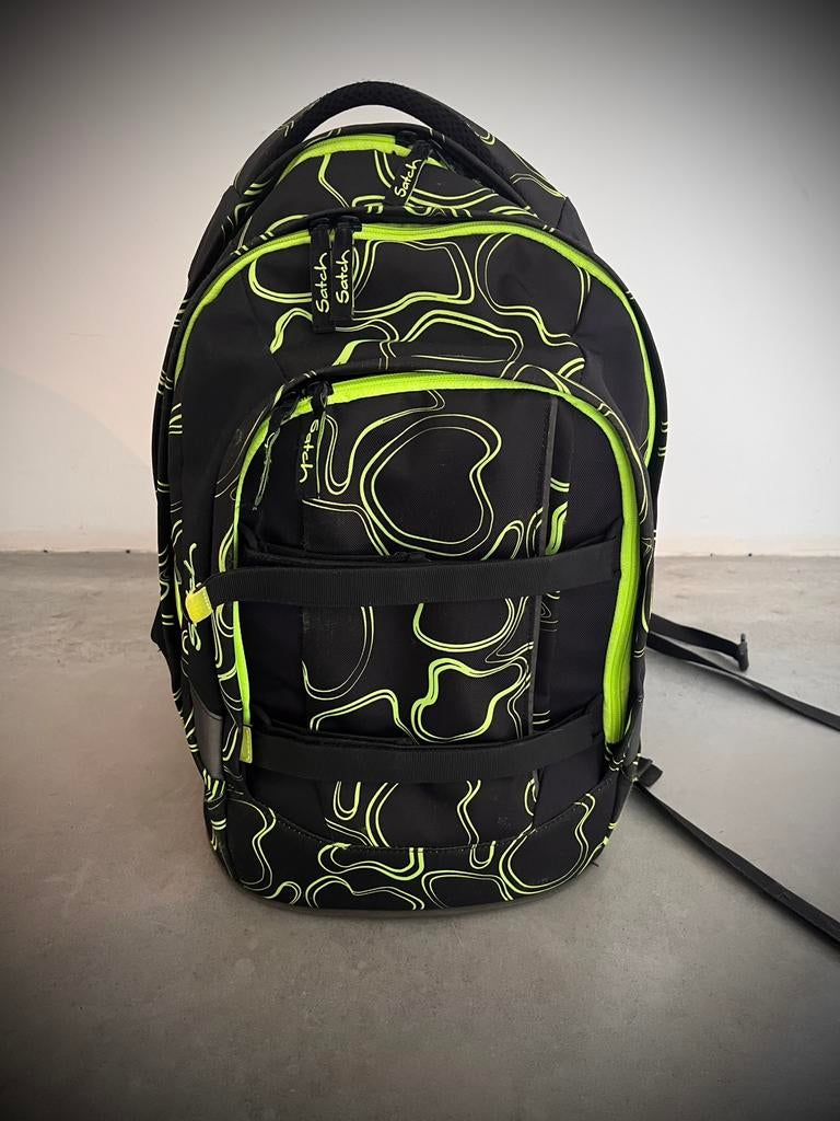 Cartable - Sac à dos - Satch, Handtassen en Accessoires, Tassen | Schooltassen, Gebruikt, Rugtas, Zwart, Ophalen of Verzenden