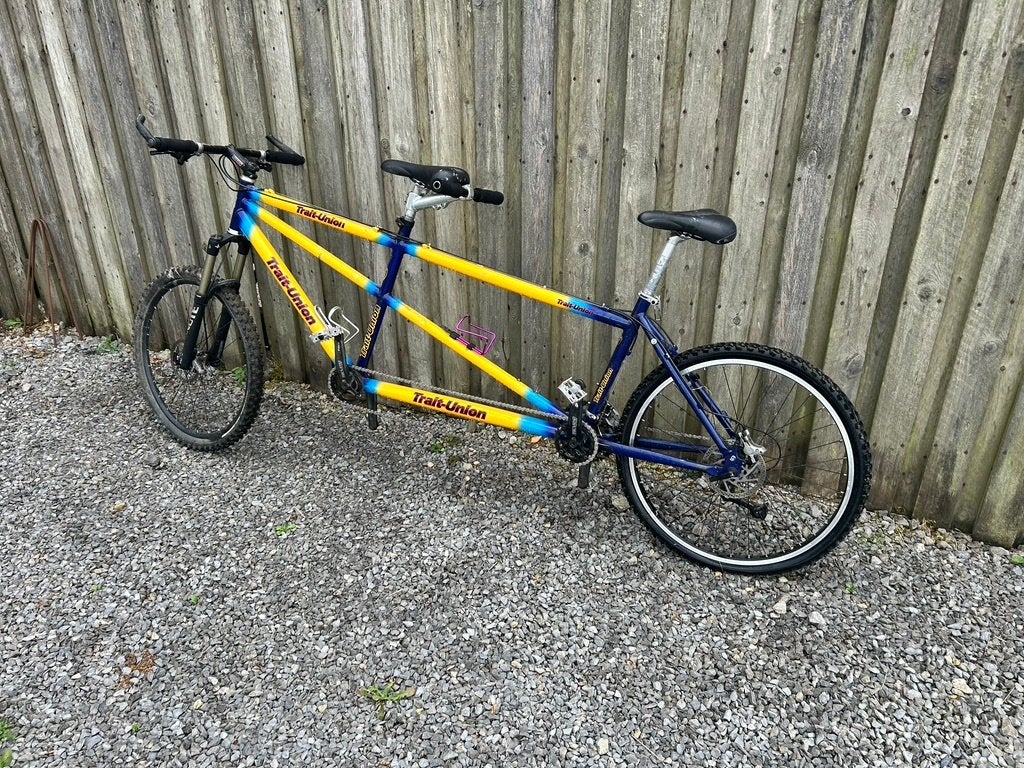 TANDEM VTT, Moins de 10 vitesses, Enlèvement, Utilisé, Frein à disque