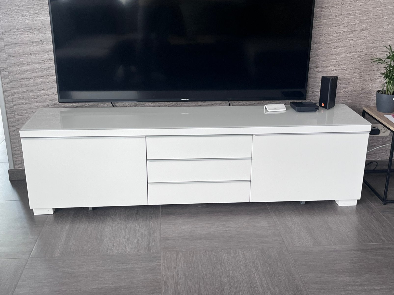 TV meubel en ladenkast, Huis en Inrichting, Kasten |Televisiemeubels, Ophalen, Zo goed als nieuw