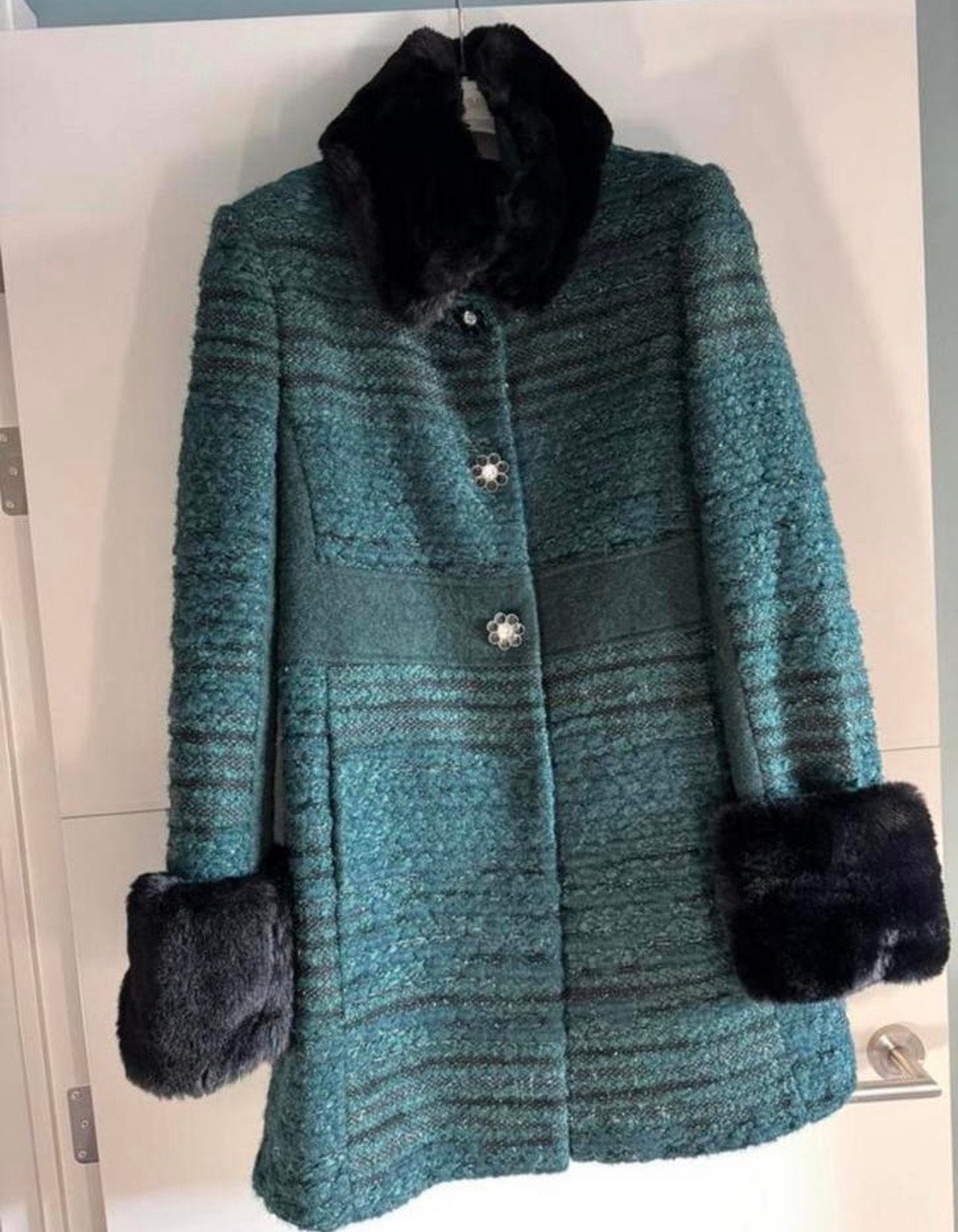 Splinternieuw! Prachtige mantel Fracomina maat S, Kleding | Dames, Jassen | Winter, Ophalen of Verzenden, Nieuw, Maat 36 (S)