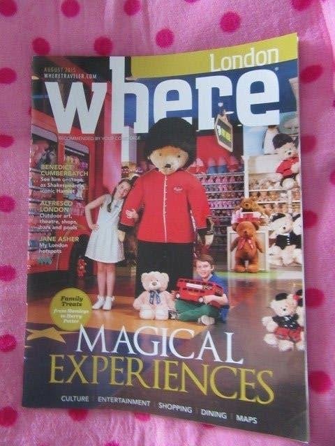Magazine : London Where - Magical Experiences - Engelstalig, Boeken, Film, Tv en Media, Ophalen of Verzenden, Gelezen