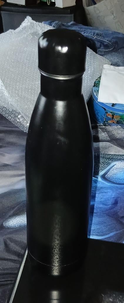 ijzer drinkfles zwart nieuw ik gebruik hem ni, Enlèvement, Neuf