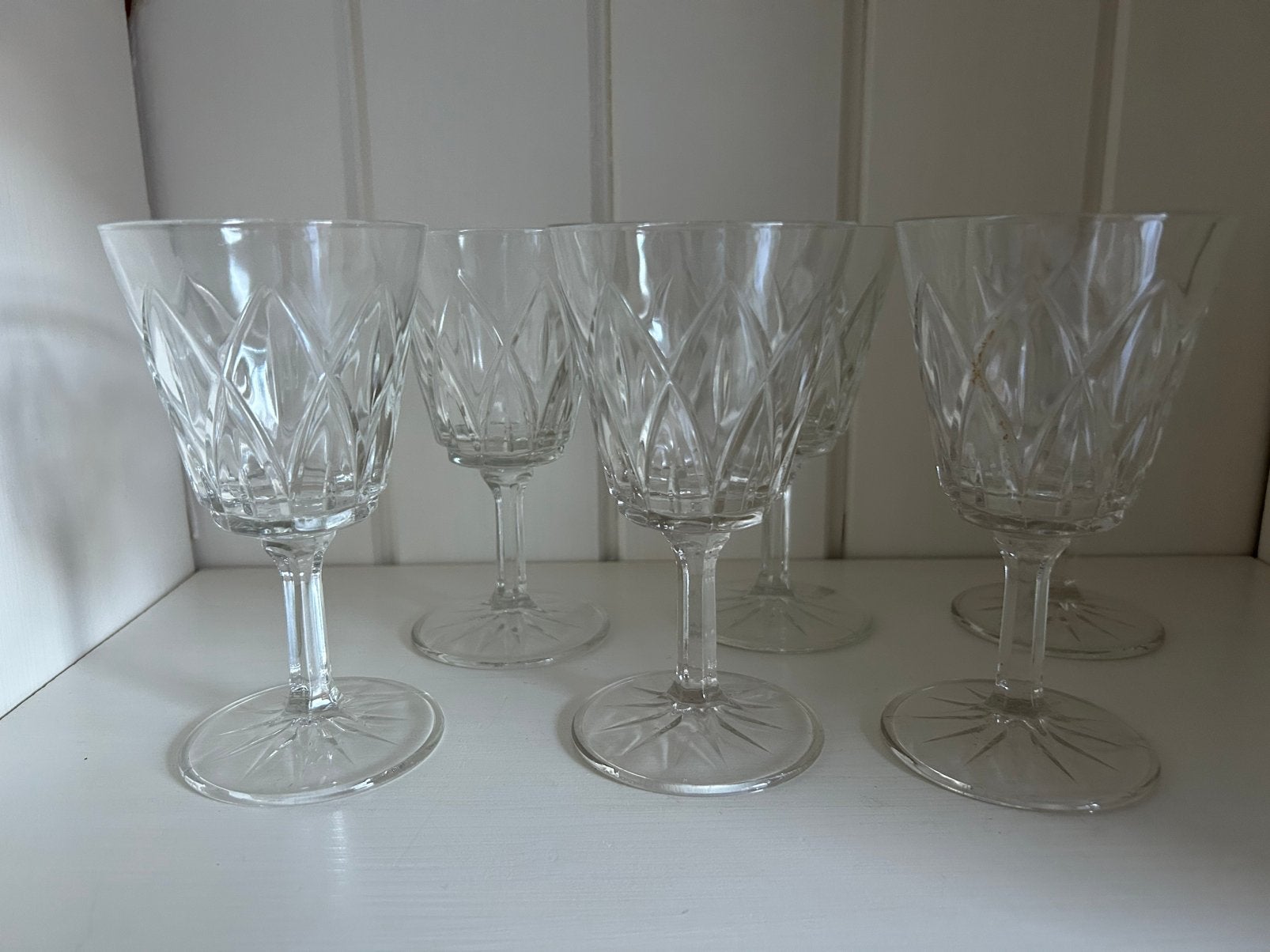 Lot van 6 wijnglazen Shell, Verzamelen, Glas en Drinkglazen, Ophalen of Verzenden, Nieuw, Overige typen