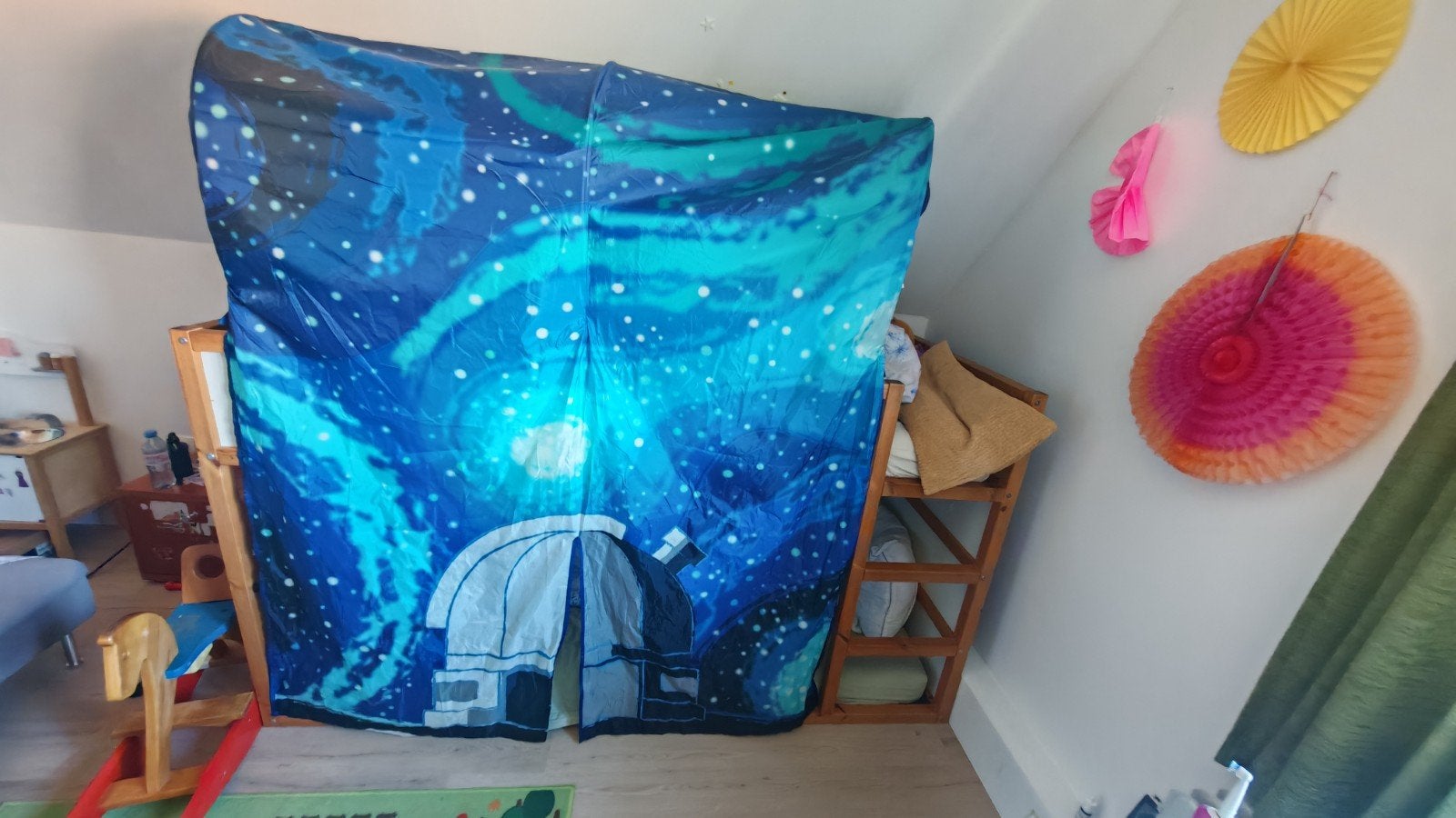 kura bed Ikea, Huis en Inrichting, Ophalen, Gebruikt, 90 cm, Bruin
