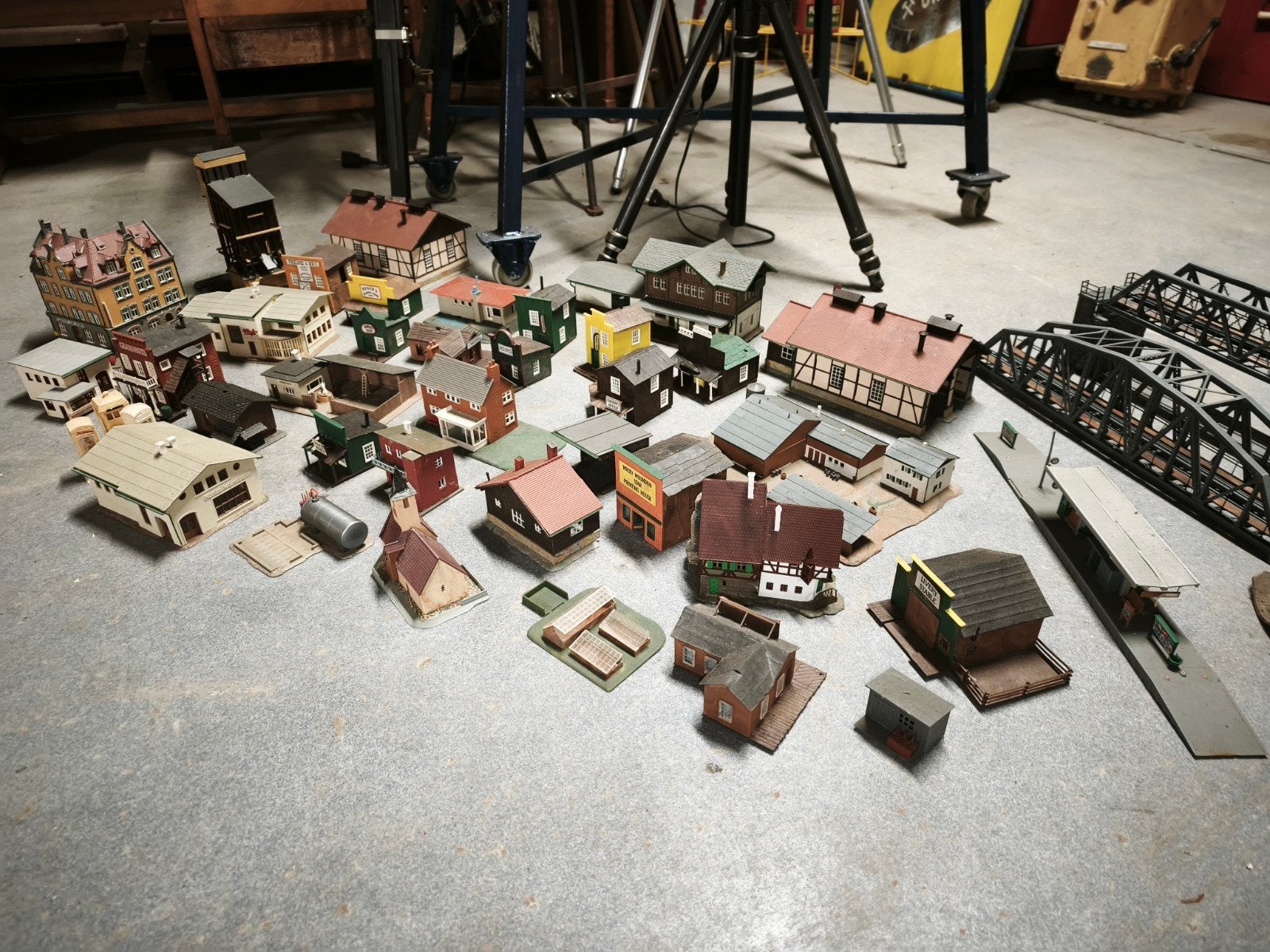 40-tal modelbouw / modeltrein huisjes, Hobby en Vrije tijd, Ophalen, ., ., .