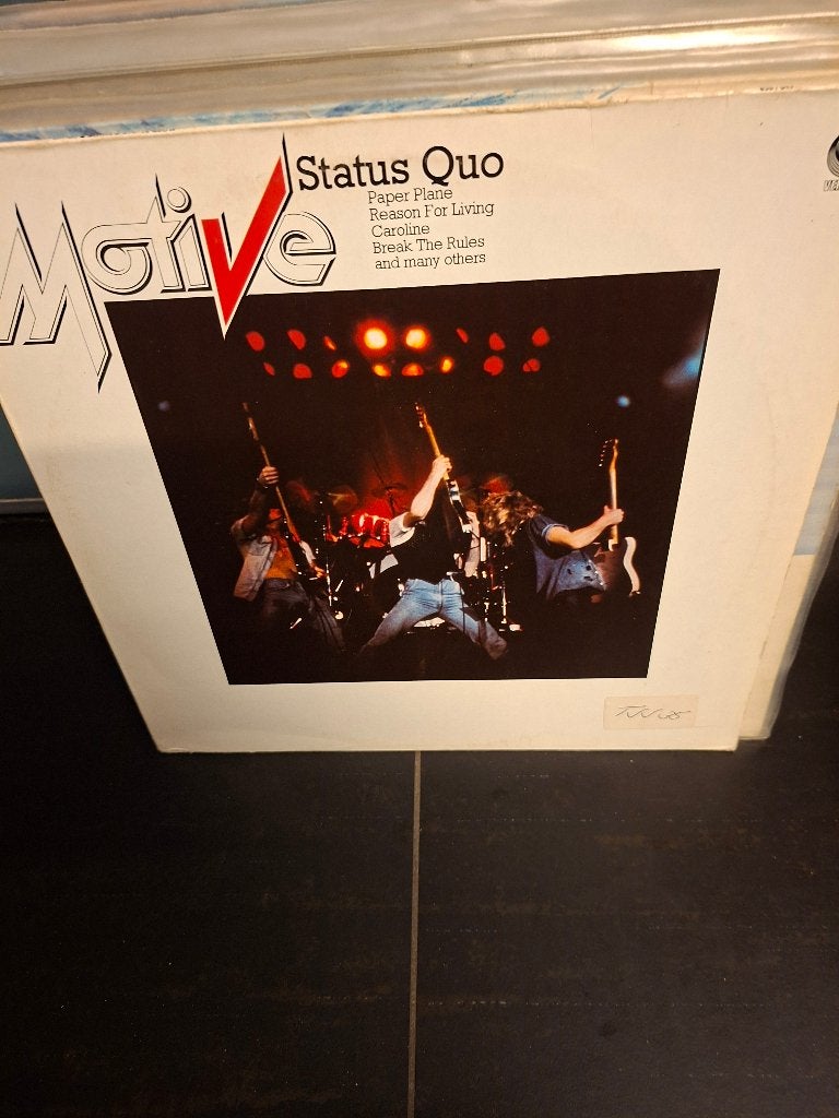 lp - status quo - motive - vak 6, CD & DVD, Utilisé, Hard rock, LP, 12 pouces