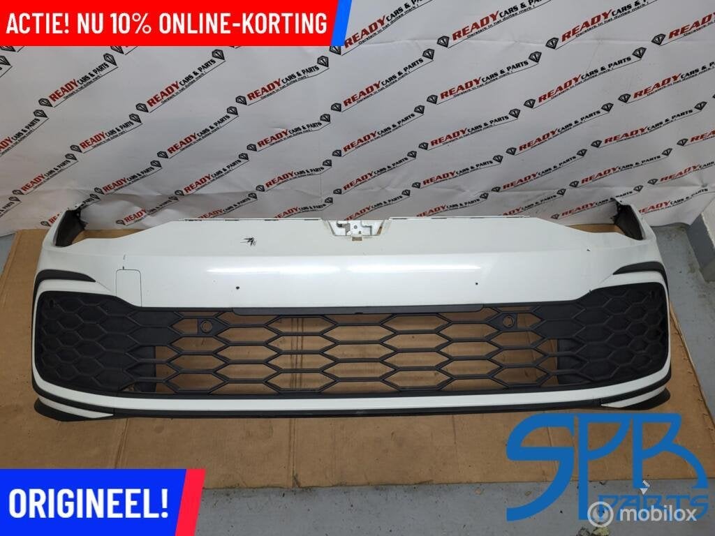 GOLF 8 VIII LOK1 GTI GTD Voorbumper 5H0807221G ORYX WHITE 6X, Volkswagen, Utilisé, Avant, Volkswagen