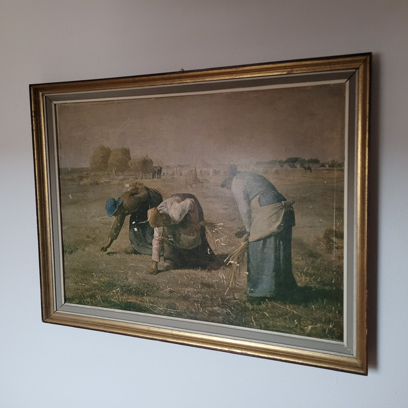 Les Glaneuses de Millet fotolijst 68cmx52cm LxH, Antiek en Kunst, Ophalen