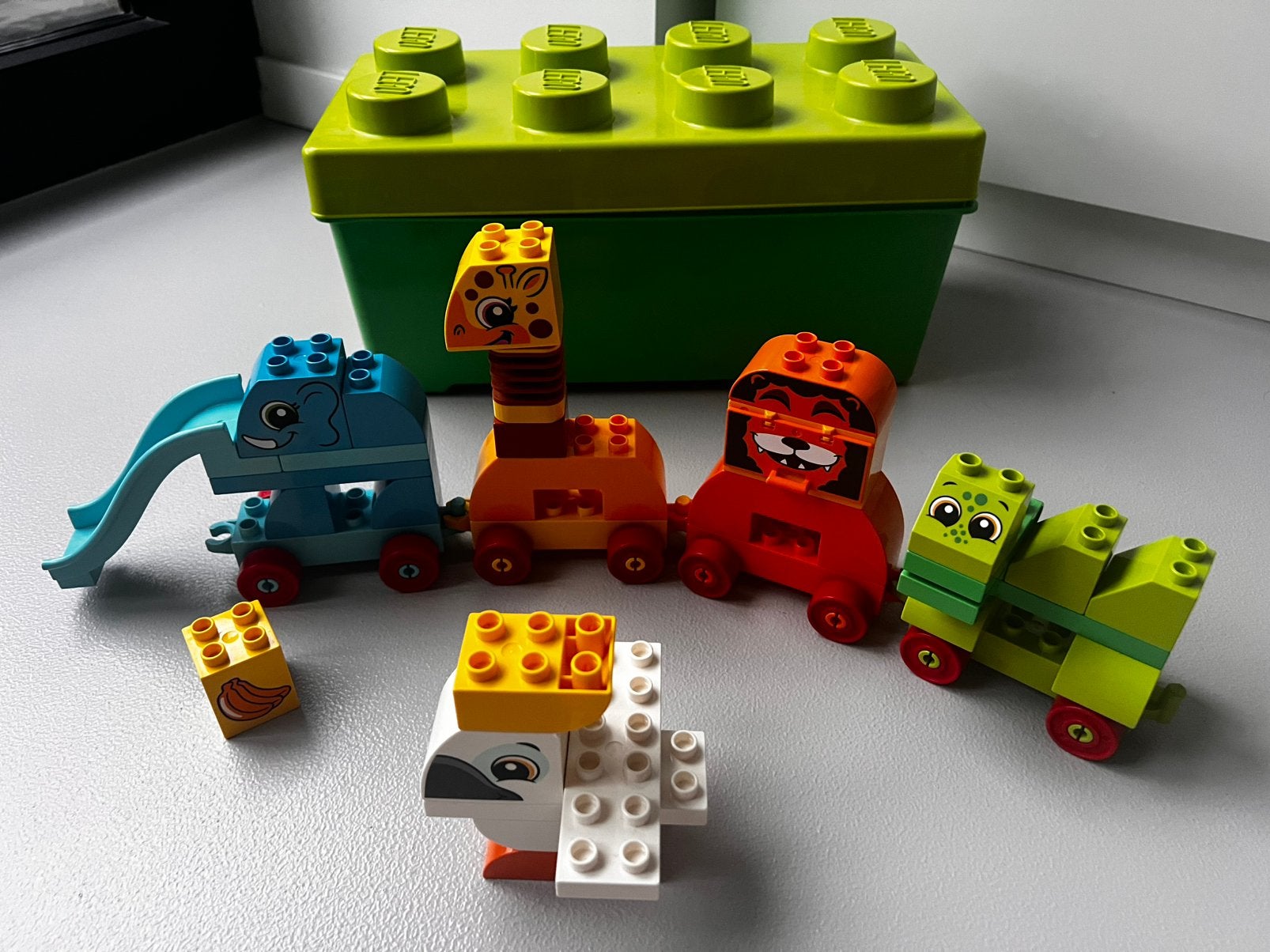 Lego Duplo avec boîte de rangement (10863), Enlèvement, Utilisé, Ensemble complet, Duplo
