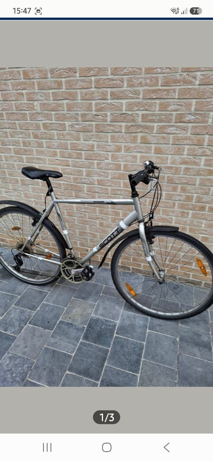 Koopje fiets 21 versnellingen ook groter persoon, Ophalen