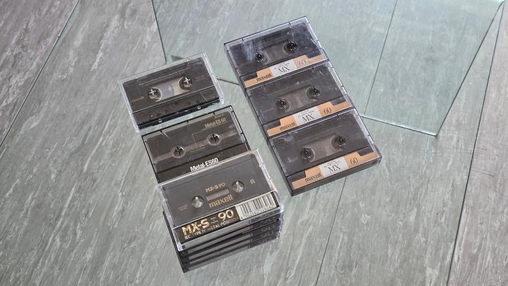 Cassettes métalliques Maxell/Sony, CD & DVD, Envoi, Utilisé