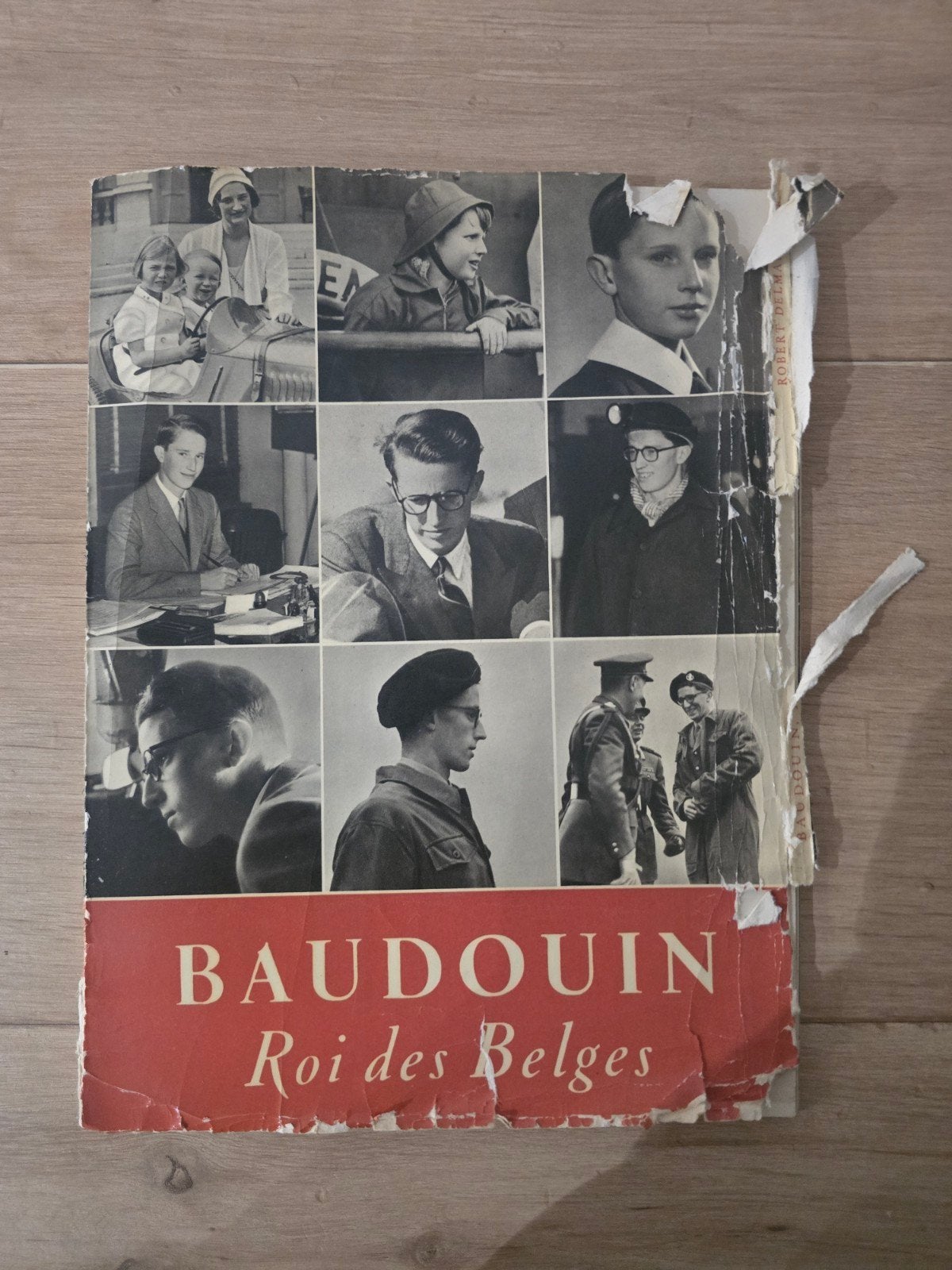 Boudewijnkoning der Belgen — Robert Delmarcelle — 1953 — Boe, Ophalen of Verzenden