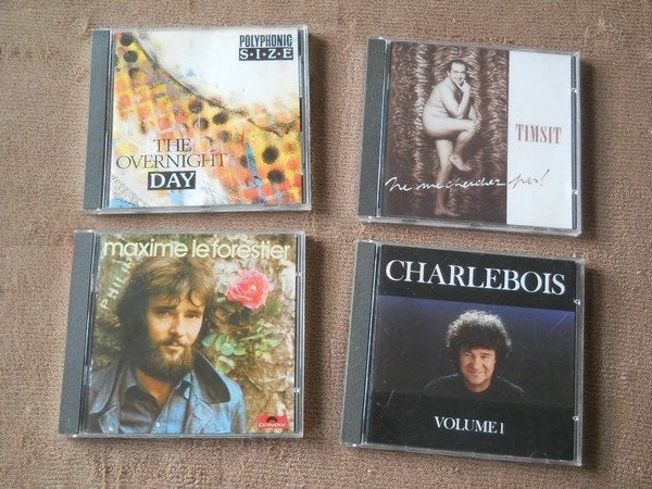 CD : Le Forestier , Timsit , Charlebois , Polyphonic Size, CD & DVD, CD | Francophone, Enlèvement, Utilisé