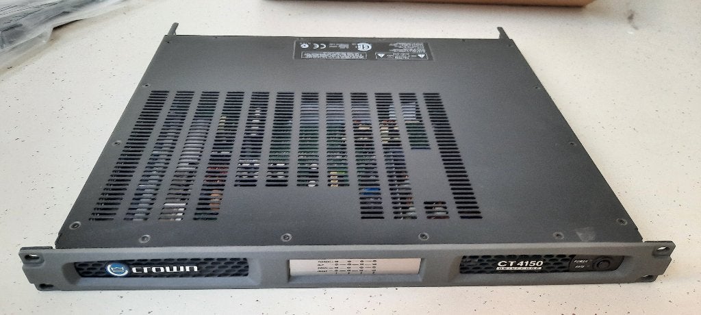 Amplificateur Crown CT4150 DriveCore – 4 canaux – Comme neuf, TV, Hi-fi & Vidéo, Autres marques, Enlèvement ou Envoi, Comme neuf