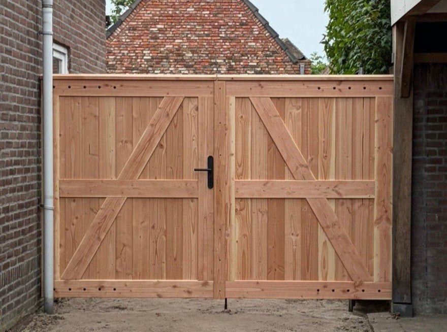 Tuinpoorten, Tuin en Terras, Palen, Balken en Planken, Ophalen of Verzenden, Nieuw, Palen