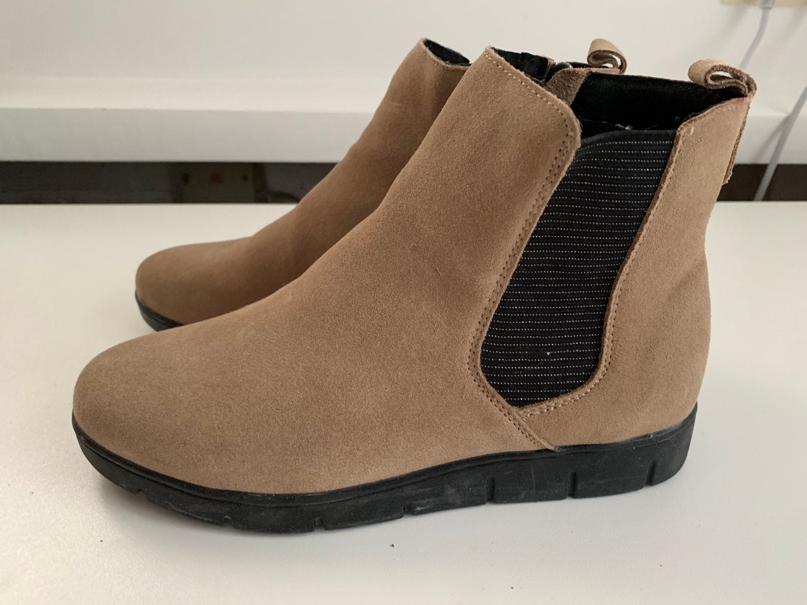Damart - bottines - daim - taille 39 - comme neuf, Enlèvement ou Envoi, Comme neuf