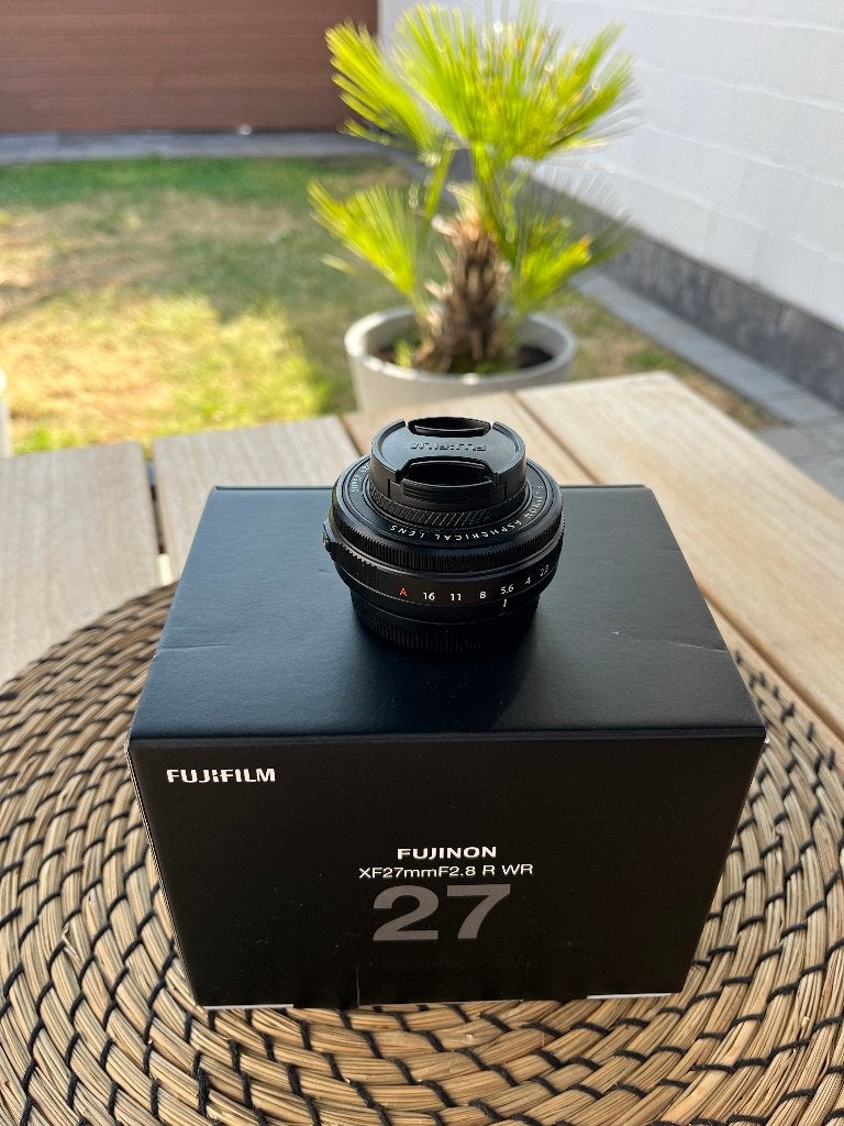 Fujifilm XF 27mm f/2.8 R WR, TV, Hi-fi & Vidéo, Photo | Lentilles & Objectifs, Neuf, Fujifilm, Monture Fujifilm X, Filtre inclus
