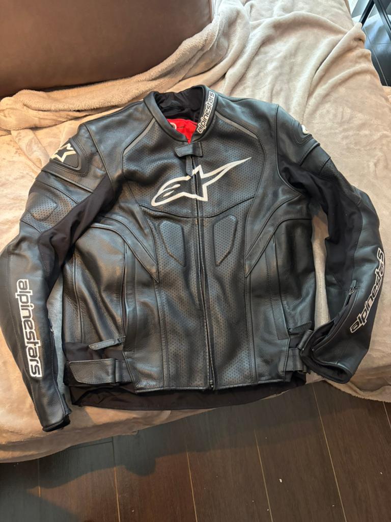 ALPINESTARS HEREN MOTORJAS GP PLUS R, Ophalen, Tweedehands, Heren, Jas | leer