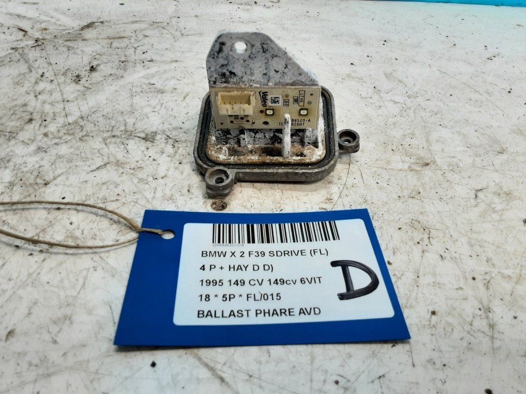 COMPUTER XENON RECHTS BMW X2 (F39) (80180230), Gebruikt, Mevr. I. Hauben, BMW, Rue de l'Espoir 34 34
4030  GRIVEGNÉE, BE