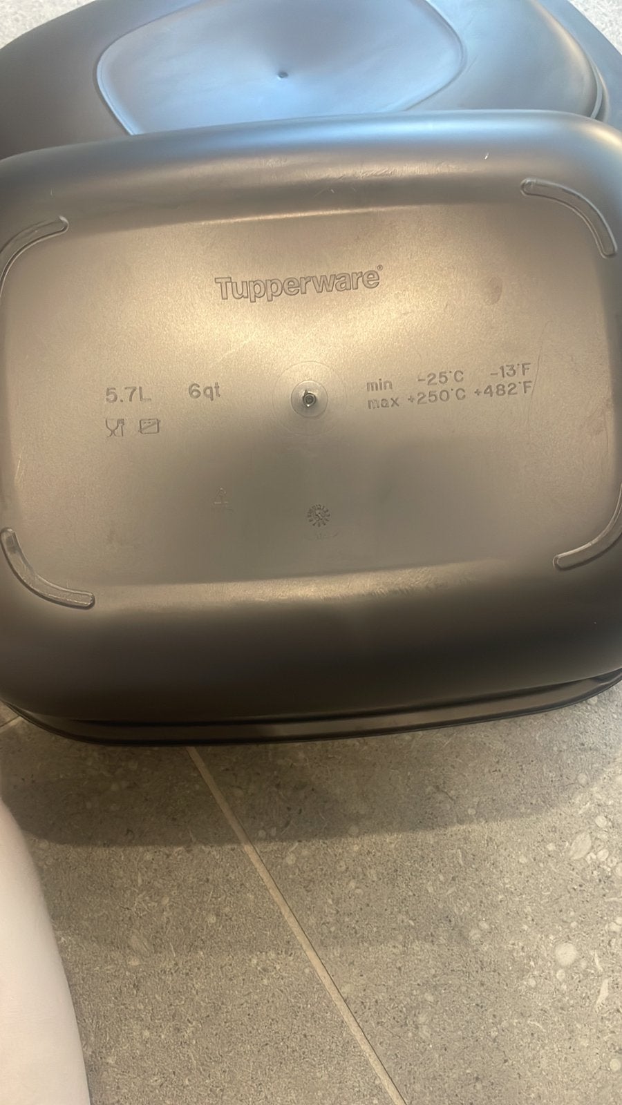 Tupperware ovenschalen+ deksel, Enlèvement