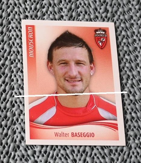 Panini Football 2010/Walter Baseggio/Mouscron, Envoi, Comme neuf, Affiche, Image ou Autocollant