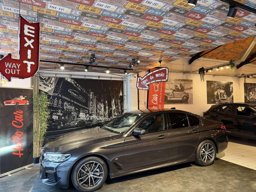 BMW 5 Serie 520 520iA MHEV * PACK M * CAMERA * CARPLAY * JAN, Argent ou Gris, Entreprise, Noir, 120 kW