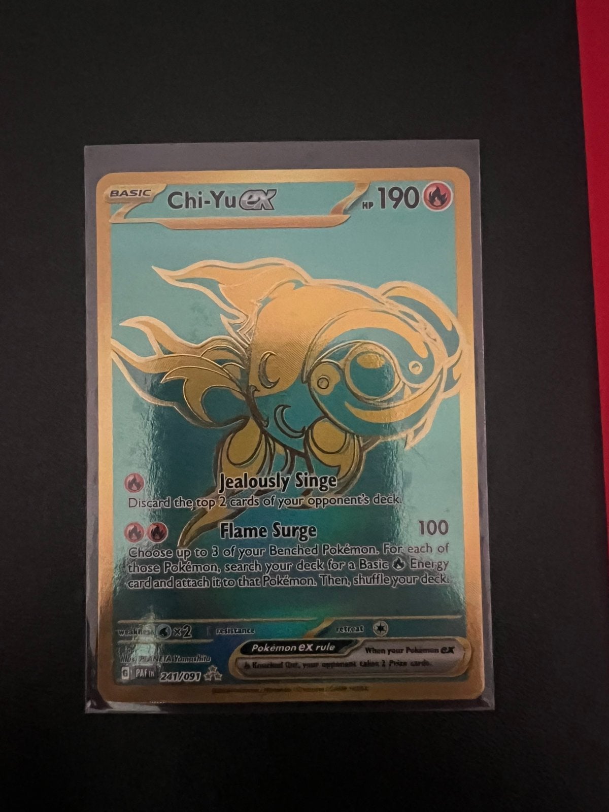 Paldean fates Chi-Yu ex 241, Ophalen of Verzenden, Zo goed als nieuw