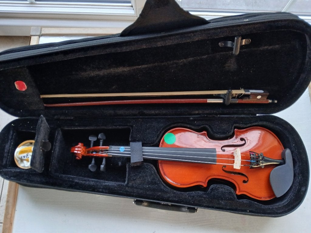 Violon 1/8, Musique & Instruments, Violon, Enlèvement ou Envoi, Avec valise, Utilisé