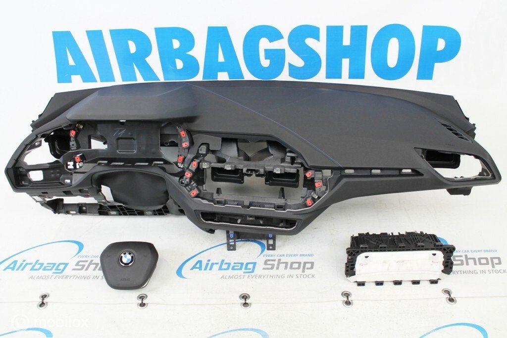 Airbag kit -Tableau de bord couture bleu BMW 1 serie F40, Enlèvement ou Envoi, Utilisé