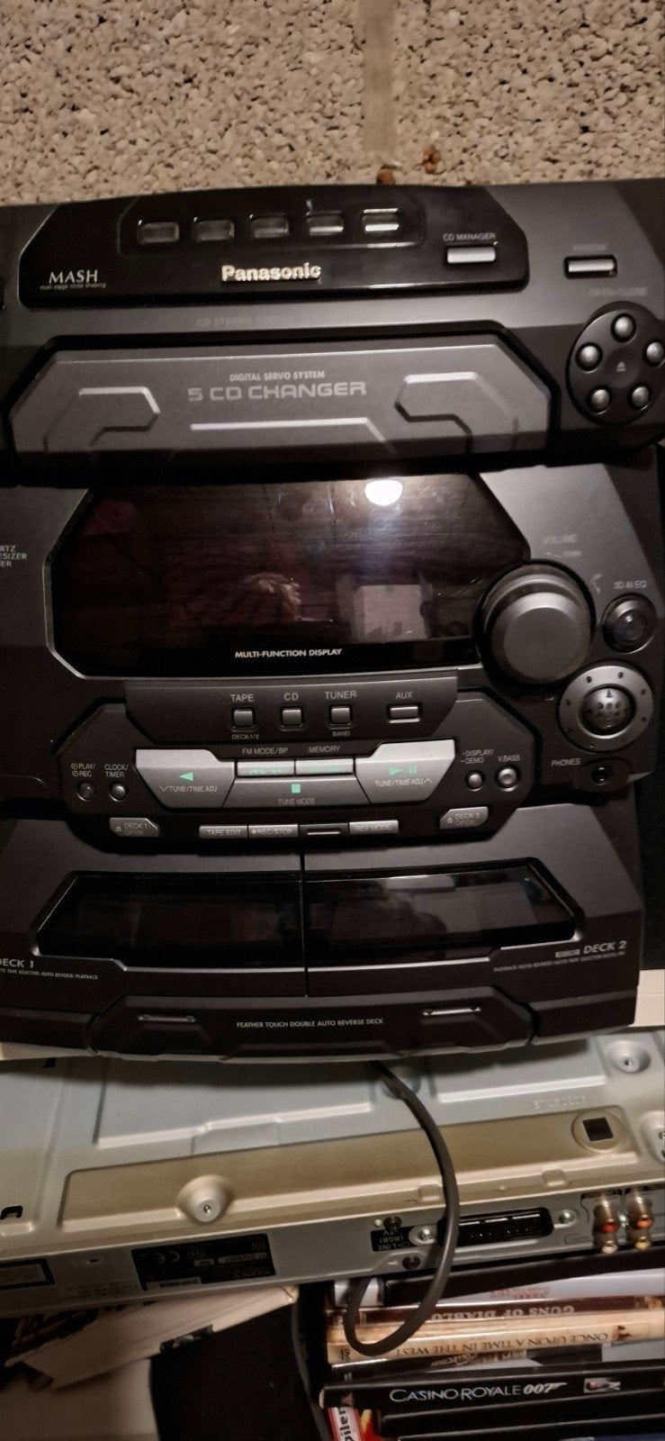 stereo Panasonic voor herstel, Cassettedeck, Microset, Niet werkend, Ophalen